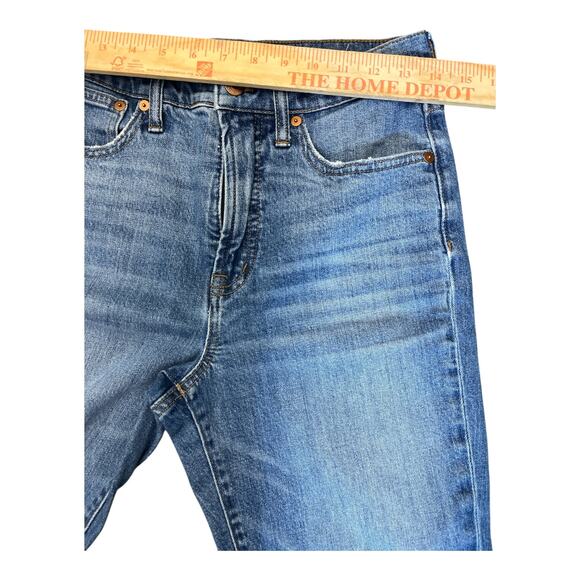 Madewell Perfect Vintage Crop Jeans Women’s 27 High Rise Light Wash Distressed - Picture 7 of 9